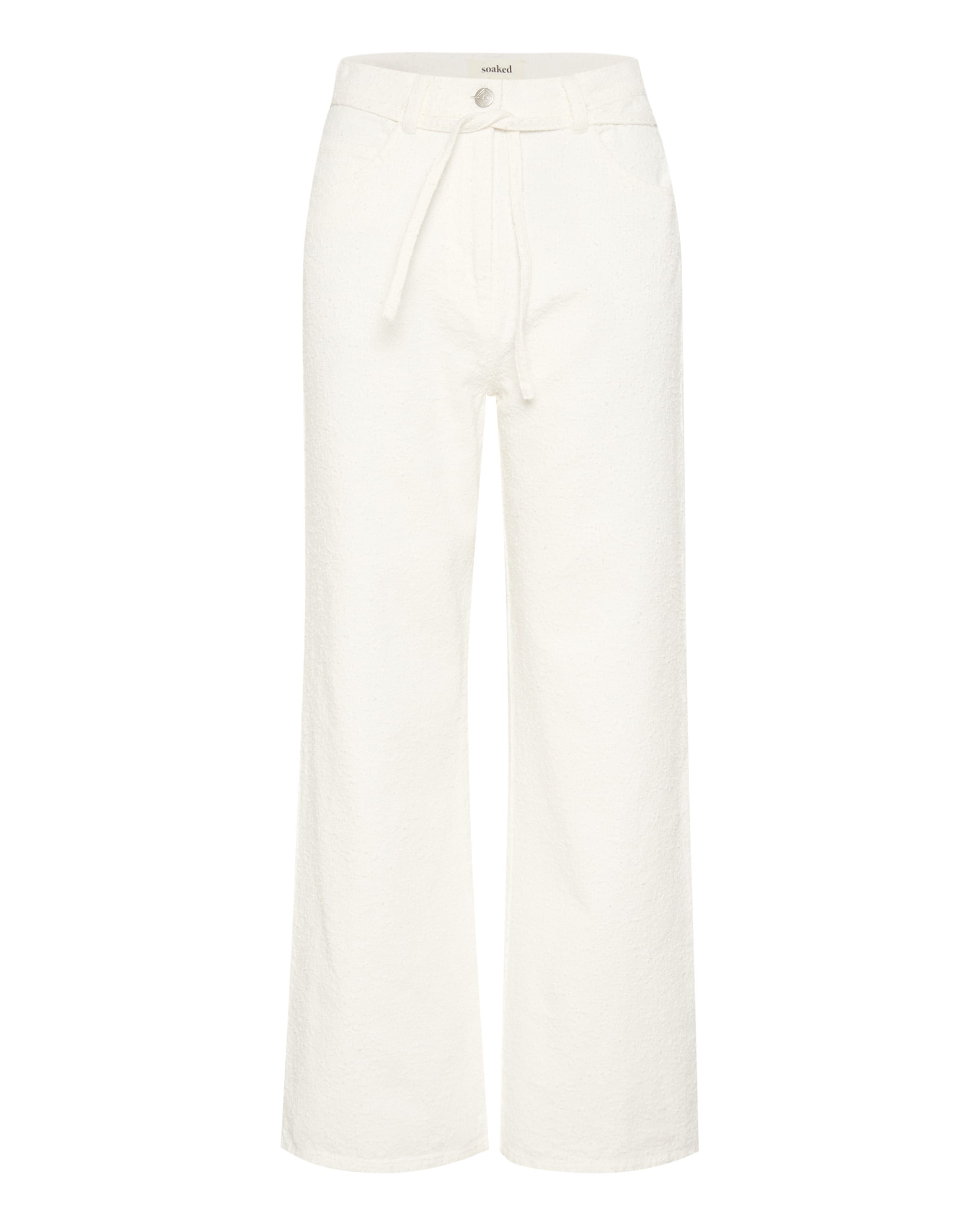 SOAKED IN LUXURY Jean 'SLVelma' en 30-31 en blanc, Vue avec produit