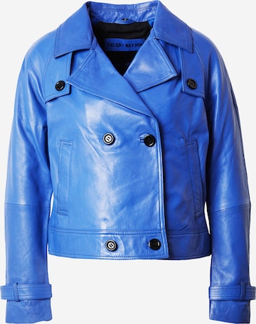 FREAKY NATION Between-season jacket 'Out Of The Line' in Blue: front