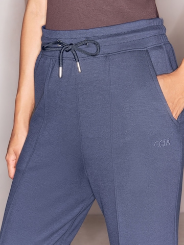 Osia - Pierna ancha Pantalón en azul