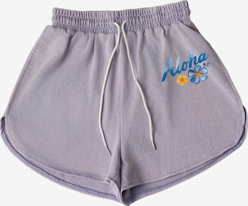 GORHEY Broek in Lila: voorkant