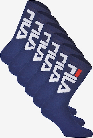 FILA Athletic Socks in Blue: front