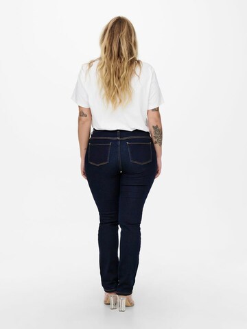 ONLY Carmakoma Slimfit Jeans 'Vicky' i blå