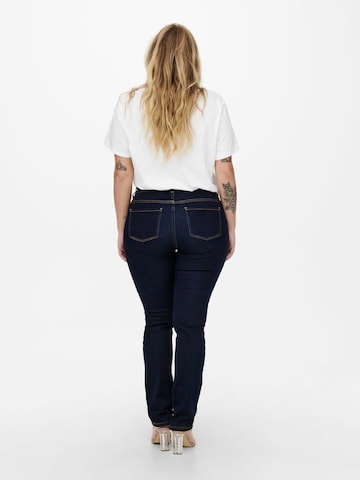 ONLY Carmakoma Slimfit Jeans 'Vicky' in Blauw