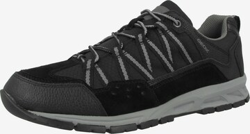 GEOX Athletic Lace-Up Shoes in Black: front