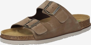 DR. BRINKMANN Pantolette 'Pantoletten BONILLO' in Braun: Vorderseite