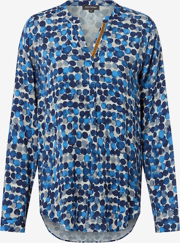 Franco Callegari Bluse in Blau: Vorderseite