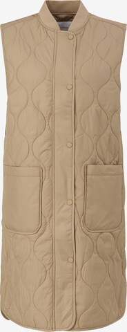 Gilet s.Oliver en beige : devant