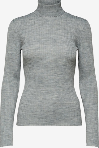 SELECTED FEMME Sweater 'Costina' in Grey: front