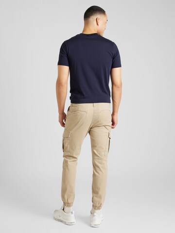 JACK & JONES Avsmalnet Cargobukse 'MARCO JOE' i beige