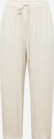 Noisy May Curve Loose fit Trousers 'LEILANI' in Beige: front