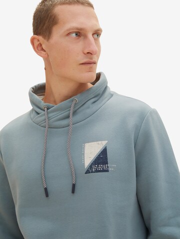 TOM TAILOR Sweatshirt in Blau