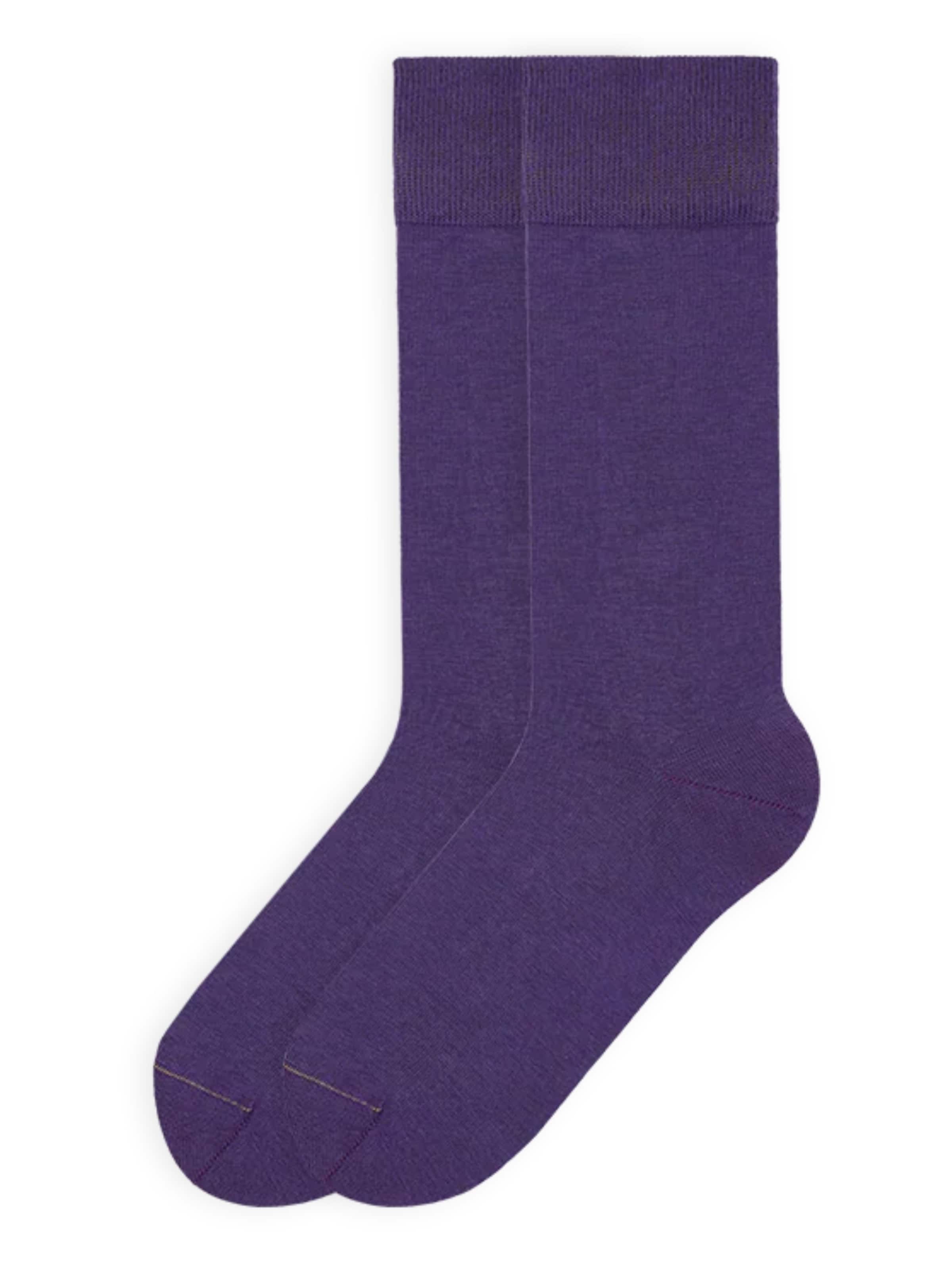 Von Jungfeld Socks in Purple: front