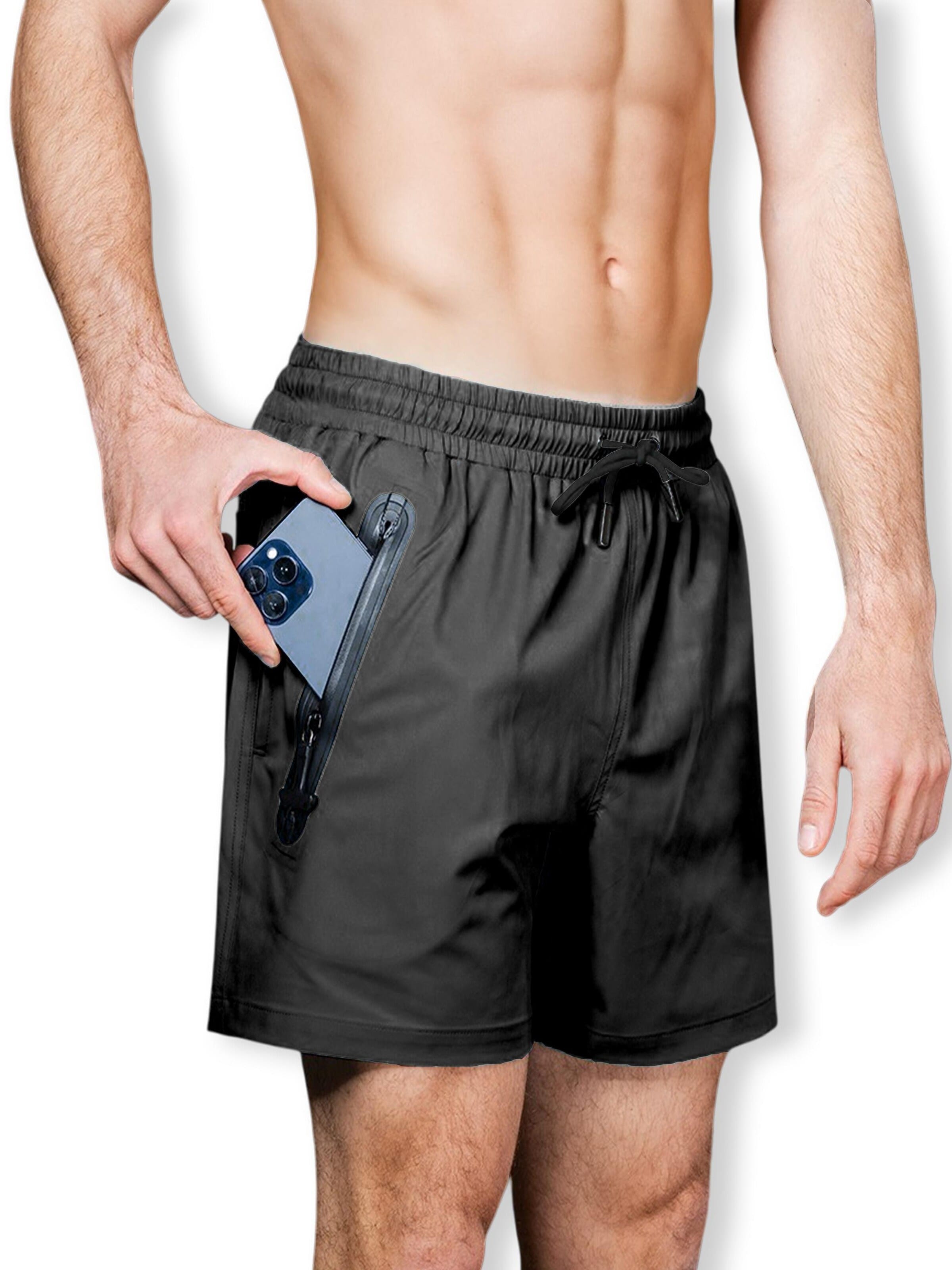 Garados Swim - Bermudas '100% waterproof bag' en negro: frente