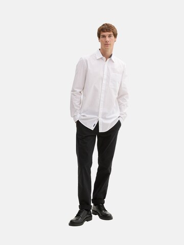 TOM TAILOR Regular fit Button Up Shirt in White