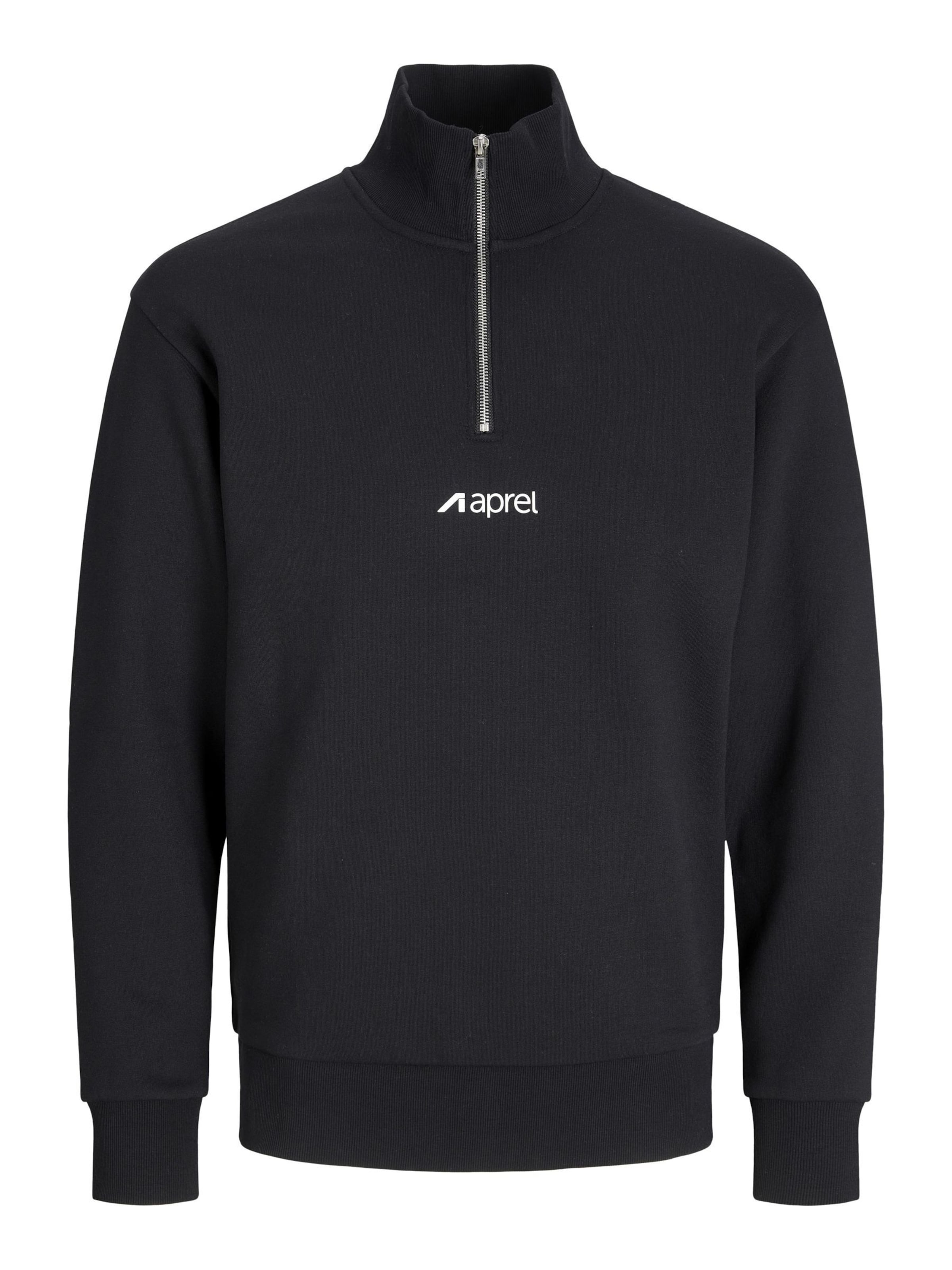 aprel Sweatshirt i sort: forside