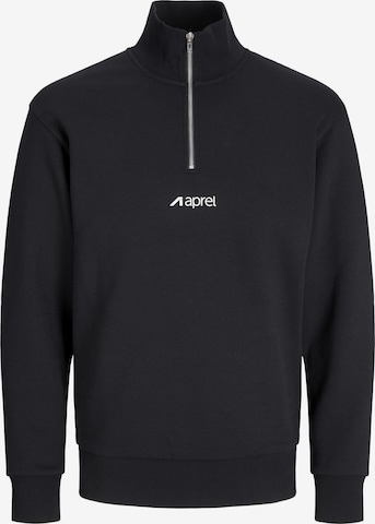 Sweat-shirt aprel en noir : devant