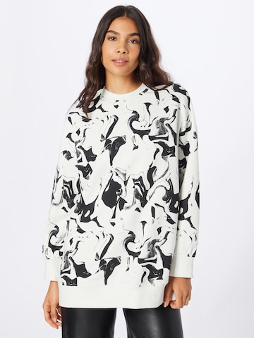 Monki Sweatshirt in White: front