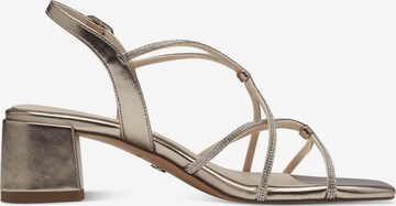 TAMARIS Sandalen met riem in Goud