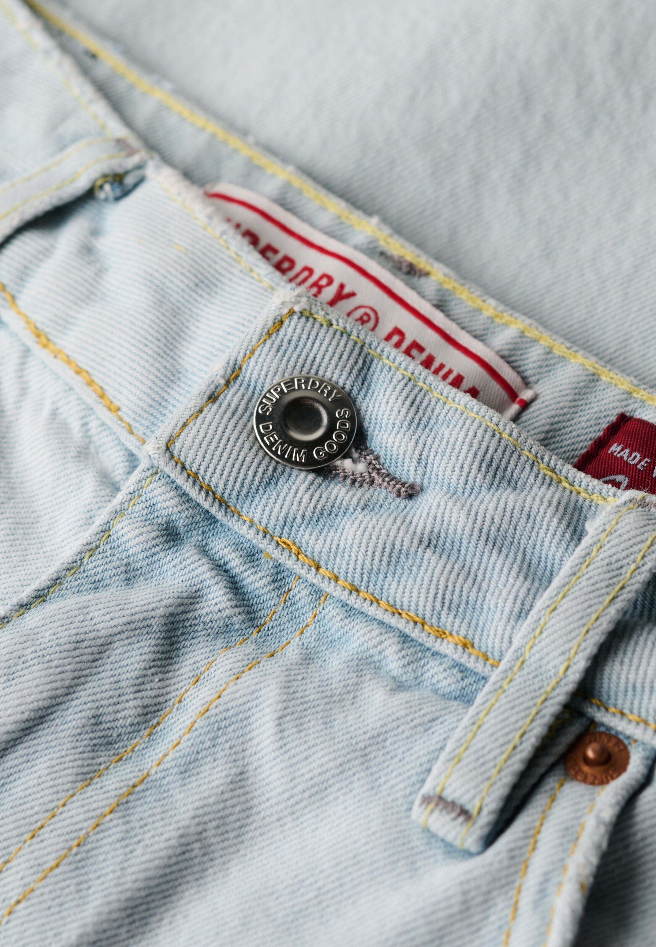 Superdry & Co Wide Leg Jeans in Blau