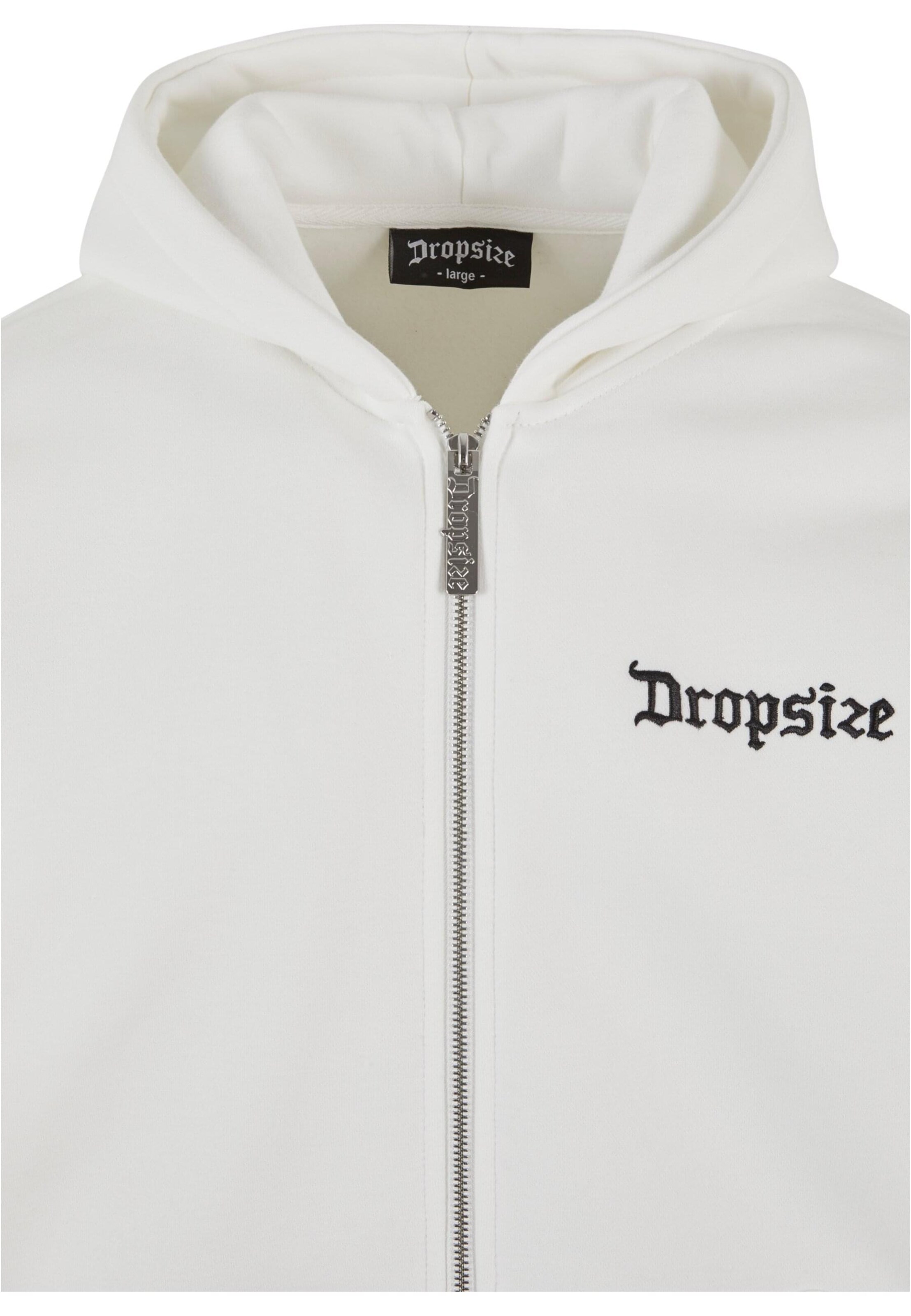 Dropsize Sweatjacke in Weiß