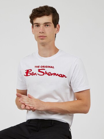 Ben Sherman - Camiseta 'Signature' en blanco