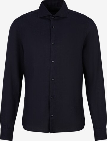 Coupe slim Chemise JOOP! en bleu : devant