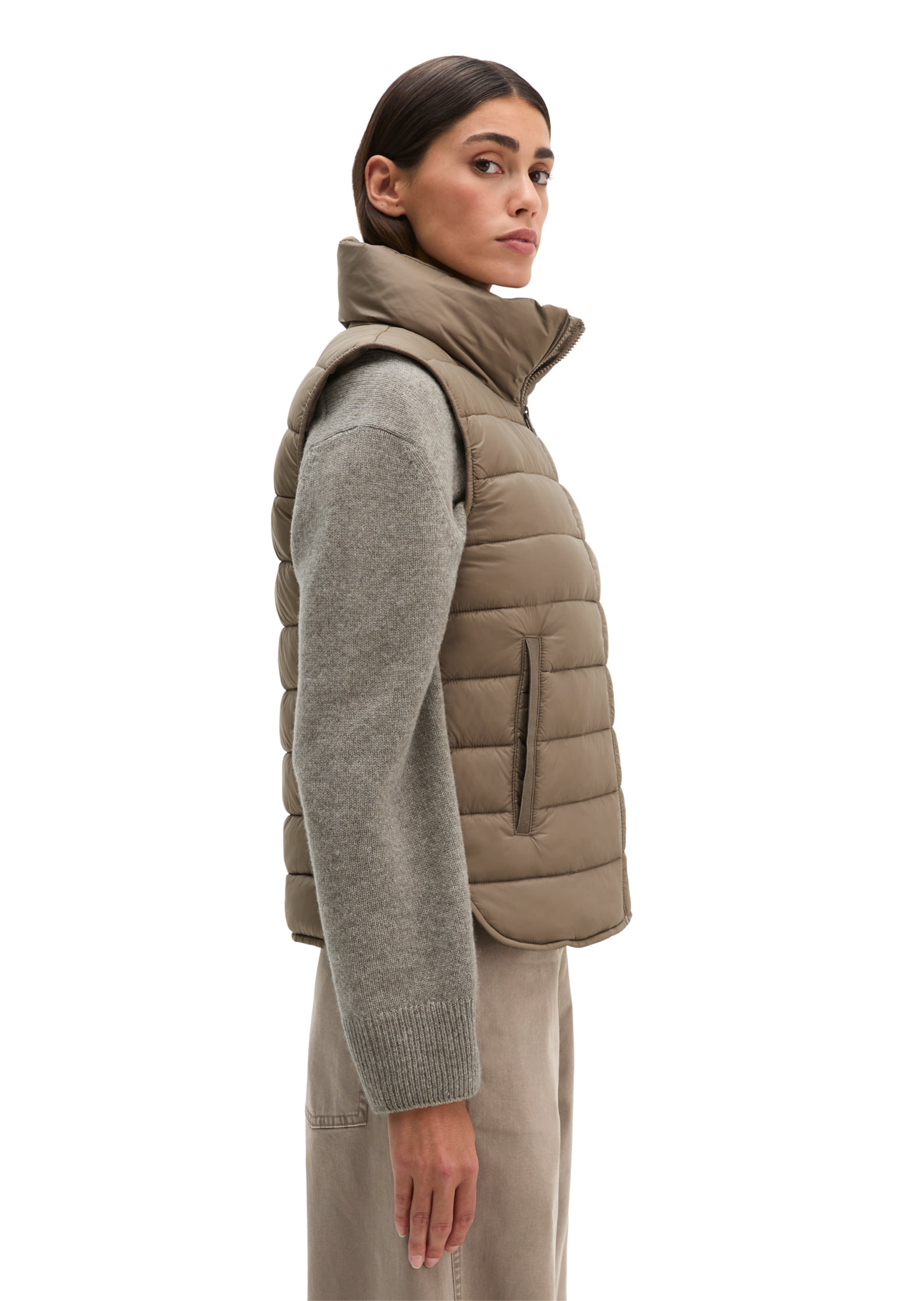 Marc O'Polo Vest in Brown