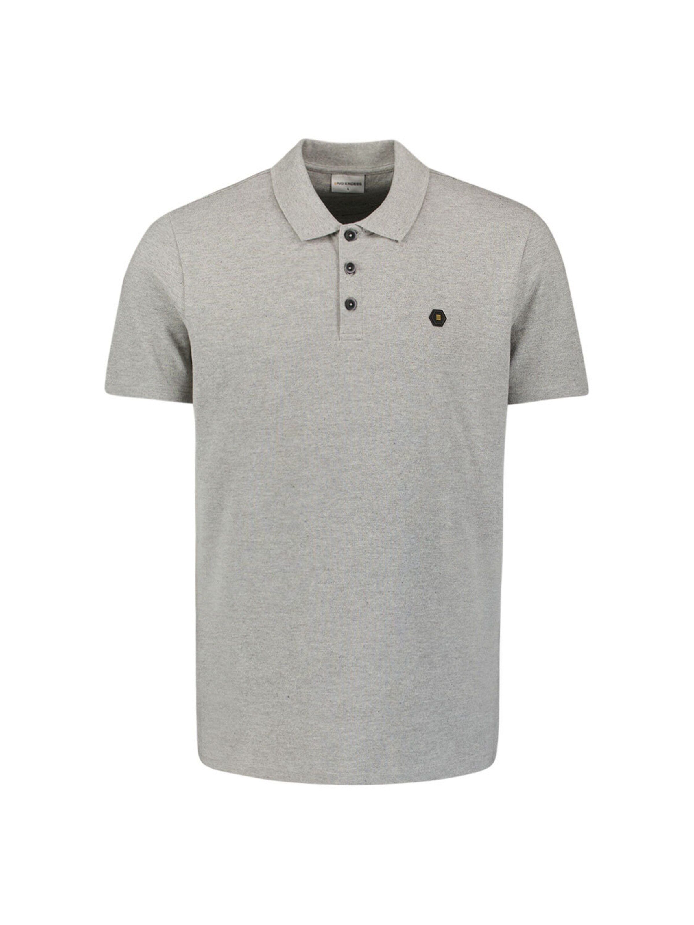 No Excess Poloshirt in Grau: Vorderseite