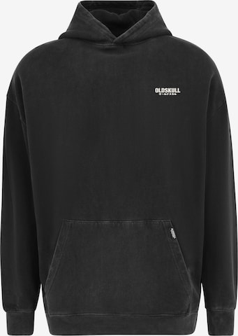 Oldskull Sweater 'Peach Dyed Basic' in Black: front