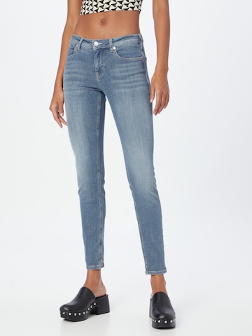 SCOTCH & SODA Skinny Jeans 'Bohemienne' i blå: framsida