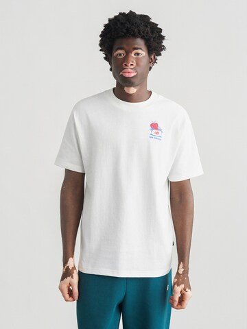 new balance Μπλουζάκι σε λευκό: μπροστά