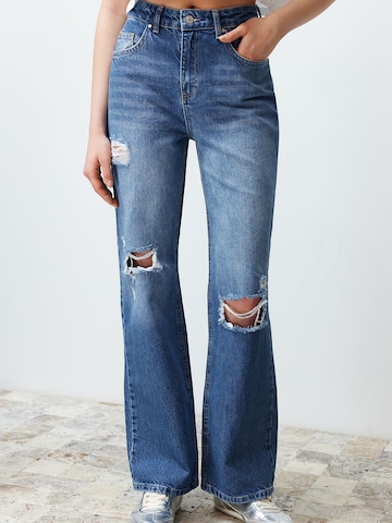 Trendyol - regular Vaquero en azul: frente