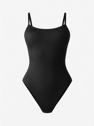 LEAFLETIC Bodysuit 'Leafletic Women’s Bodysuit' in Black: front