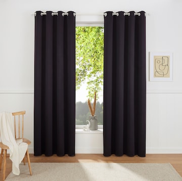 MY HOME Curtains & Drapes in Black