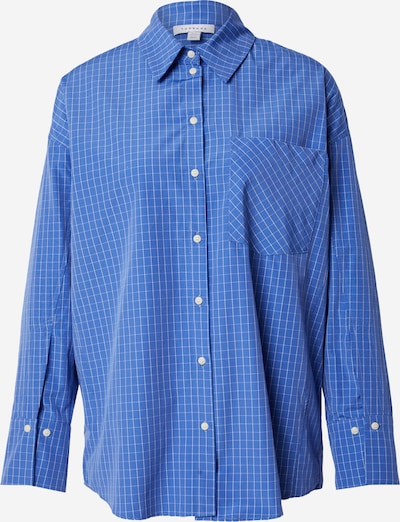 TOPSHOP Blusa en azul / blanco, Vista del producto
