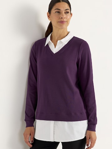 T-shirt Cellbes of Sweden en violet : devant