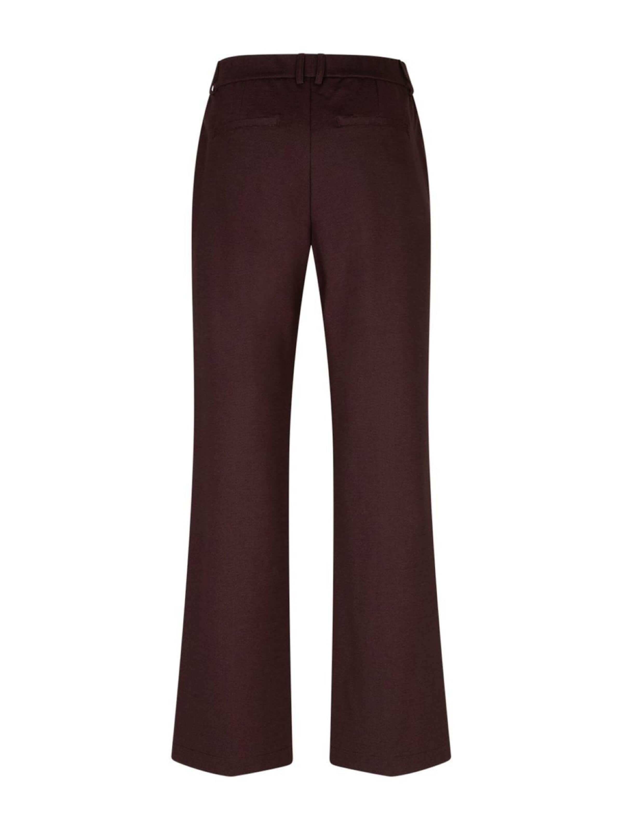 Red Button Regular Trousers 'RB Claudette fancy L33 burgund' in Red