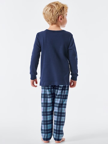 SCHIESSER Pajamas 'Rat Henry' in Blue