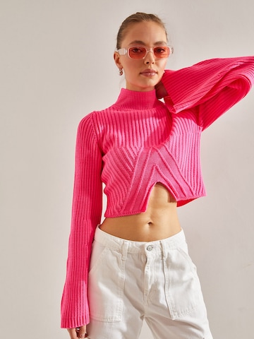 Pullover di Bianco Lucci in rosa