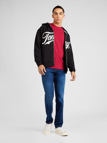 Tommy Jeans Sweatjacke in Schwarz