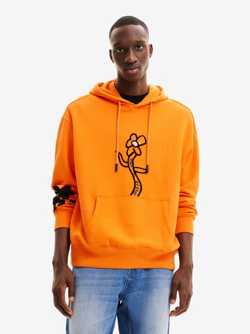 Desigual Sweatshirt 'Rodrigo' in Orange: front