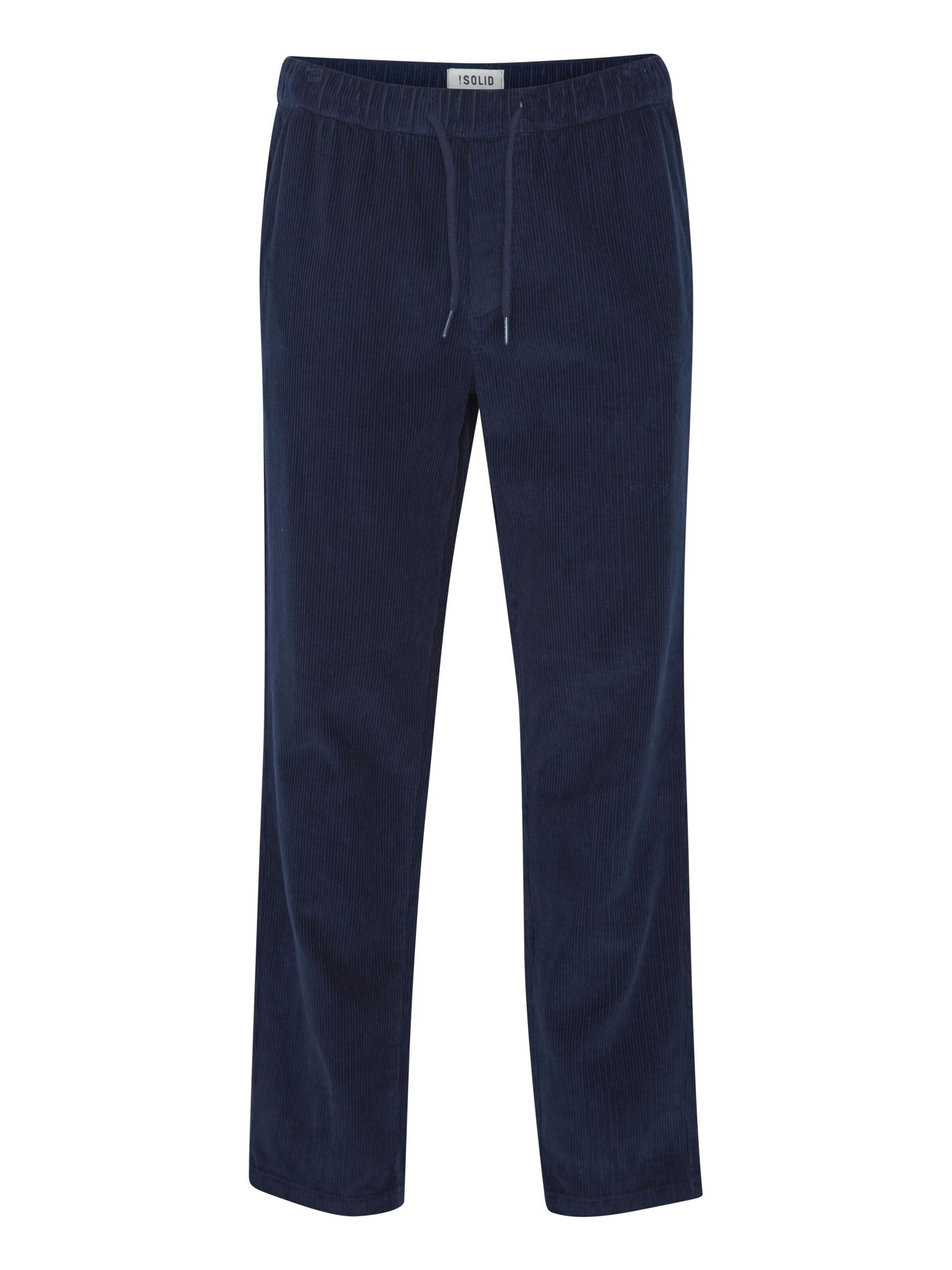 !Solid - Regular Calças chino 'Gutti' em azul: frente