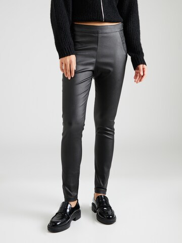 PULZ Jeans Slimfit Leggings 'Tokyo' in Schwarz: predná strana