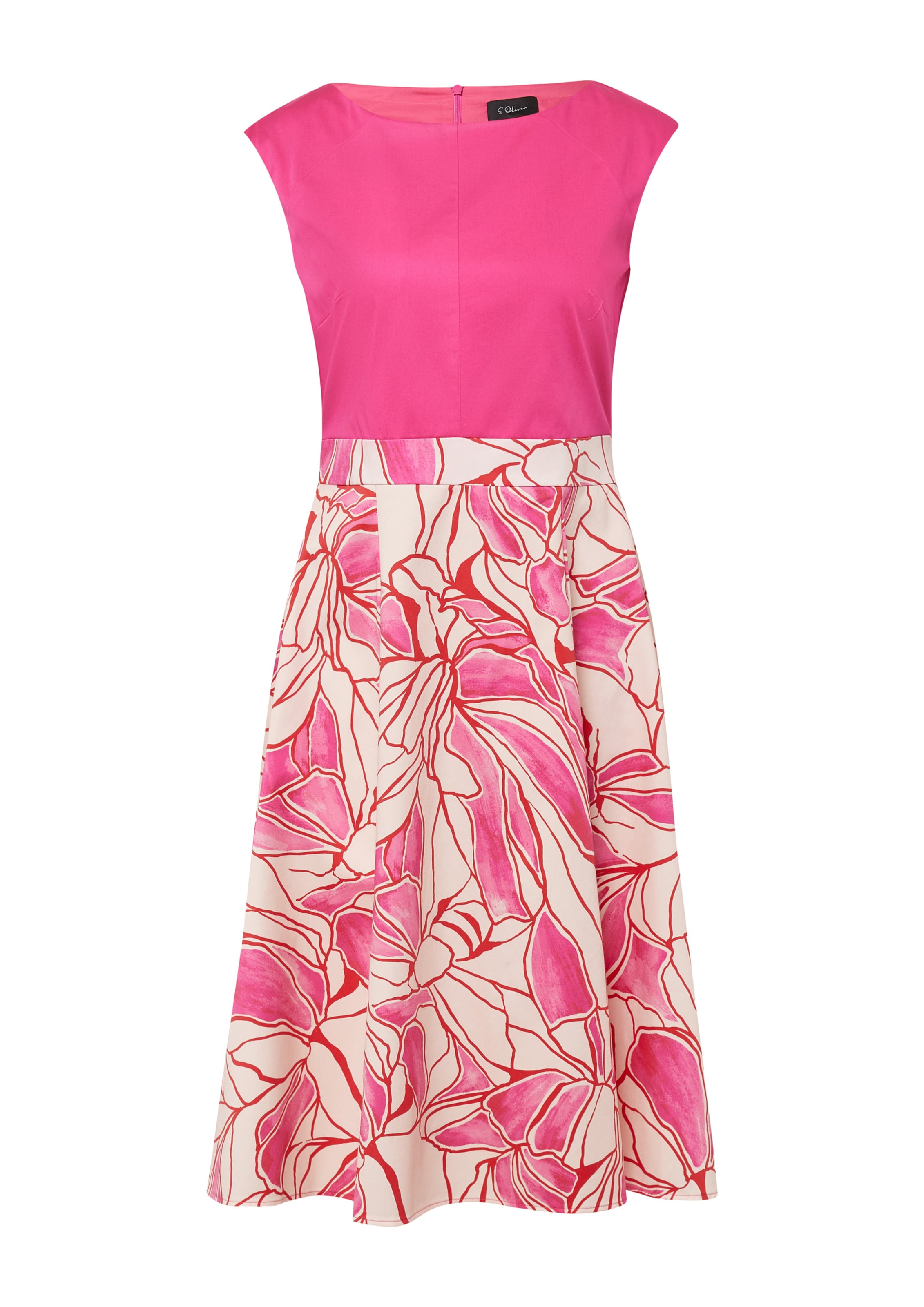 s.Oliver Kleid in Pink: Vorderseite