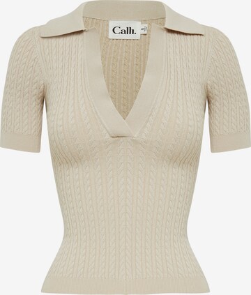 Calli Shirt 'MARG' in Beige: front