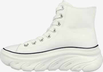 SKECHERS High-Top Sneakers in White: front