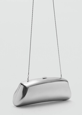 MANGO Crossbody Bag 'Lavinia' in Silver: front