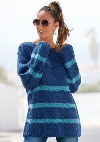 VIVANCE Sweater in Blue: front