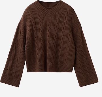MANGOPulover 'Bronx' - smeđa boja: prednji dio