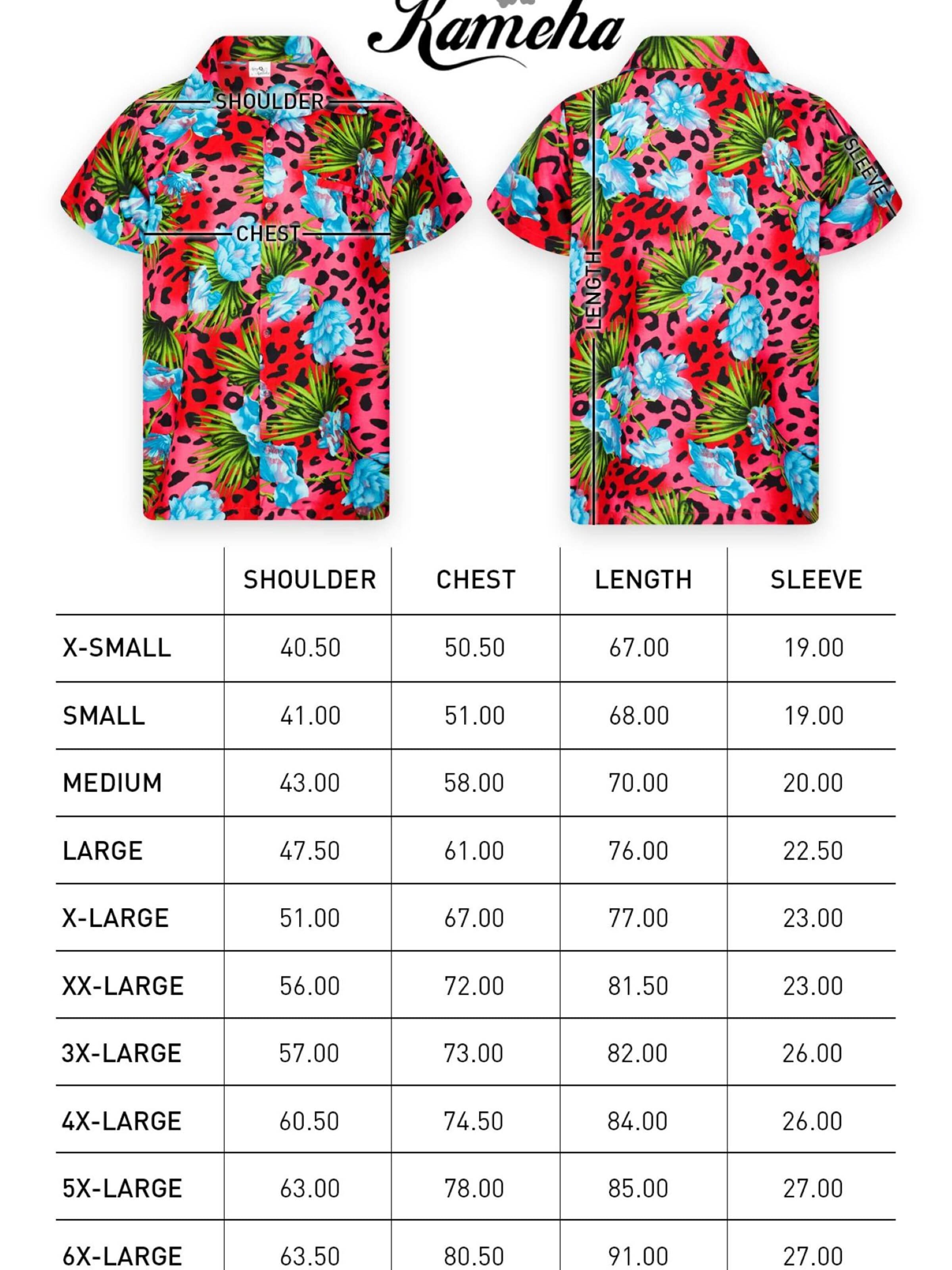 King Kameha Shirt 'Leopard Flowers' in Rood